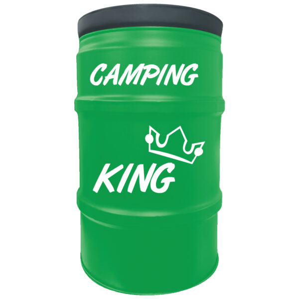 sitzfass_camping_king_grün